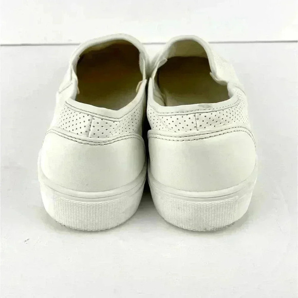 White Perforated Slip On Casual Shoes Sz 10 B Magellan Outdoors Women's - Picture 7 of 9